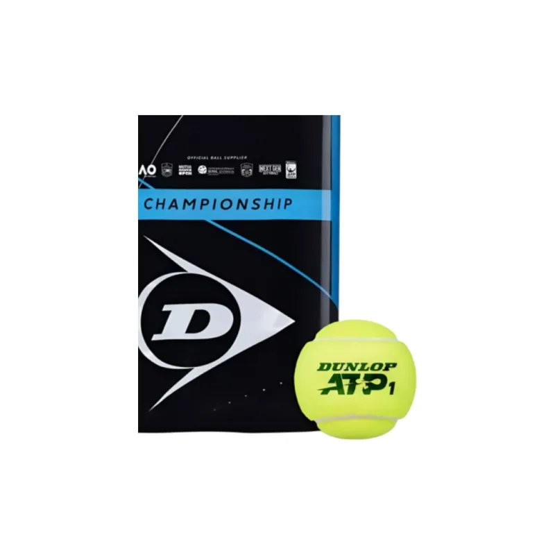 DUNLOP Atp Championship Tennis Balls Training Ball Sports Yellow-2