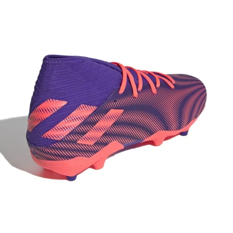Adidas Anti-Slip Wear-Resistant Soccer Shoes Men Fuchsia-2
