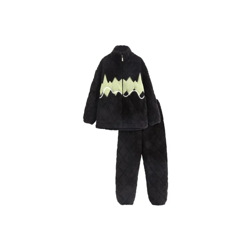 Inside The Orange Pajama Set Men Black-0