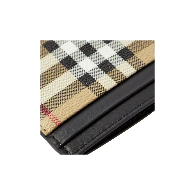 Burberry Thermoplastic Polyurethane Card Clip Card Holder Men Beige-2