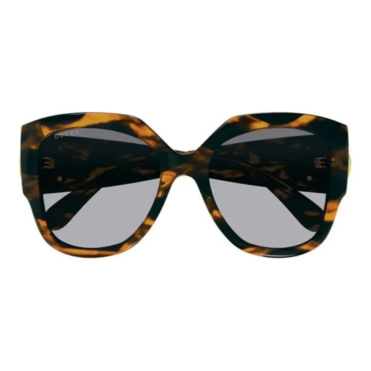 GUCCI Acetate Cat Eye Sunglasses Women's Tortoiseshell-1