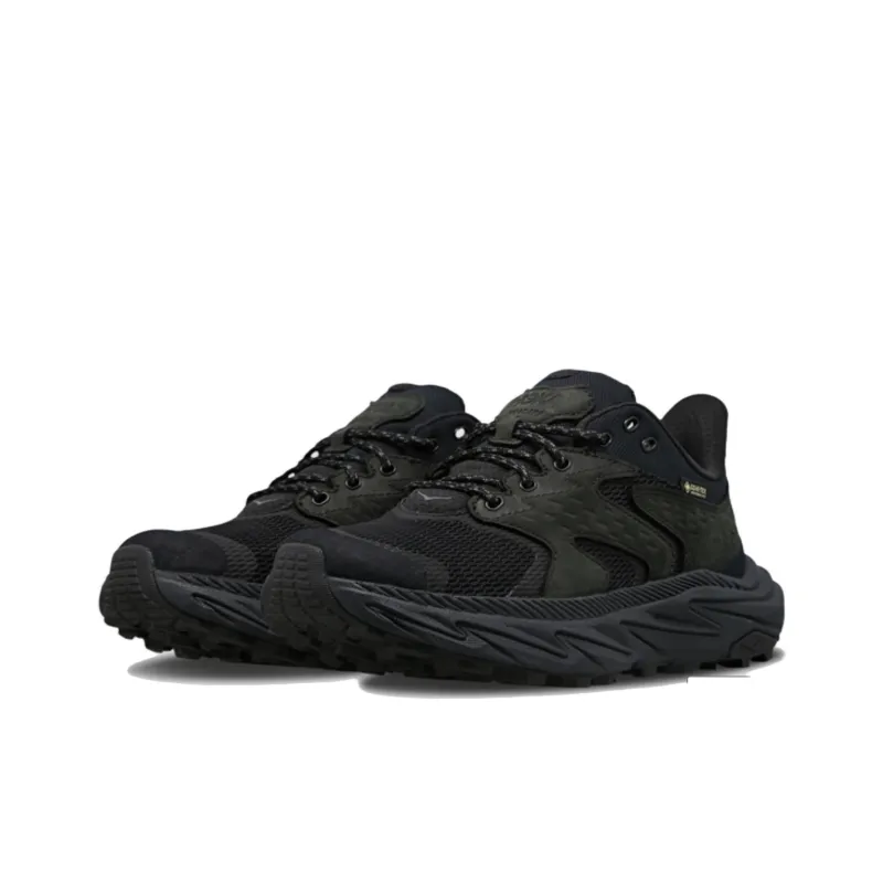 HOKA ONE ONE Anti Slip Wear Resistant Low Top Kids' Running Shoes Black Teenagers-2