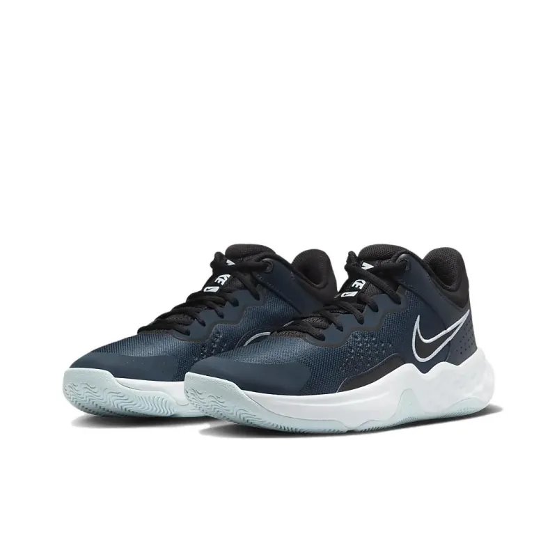 Nike Fly By Mid 3 Slip Resistant Abrasion Resistant Shock Absorbers Low Top Basketball Shoes Men Blue-2