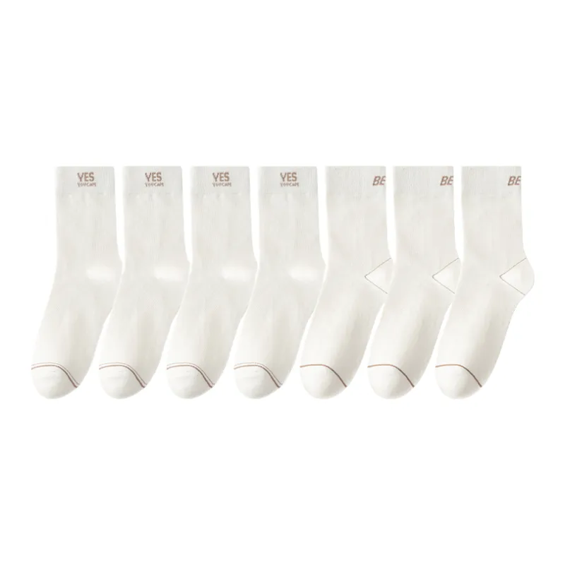 Lan Miao Mid Calf Socks Men 7 Pack-12
