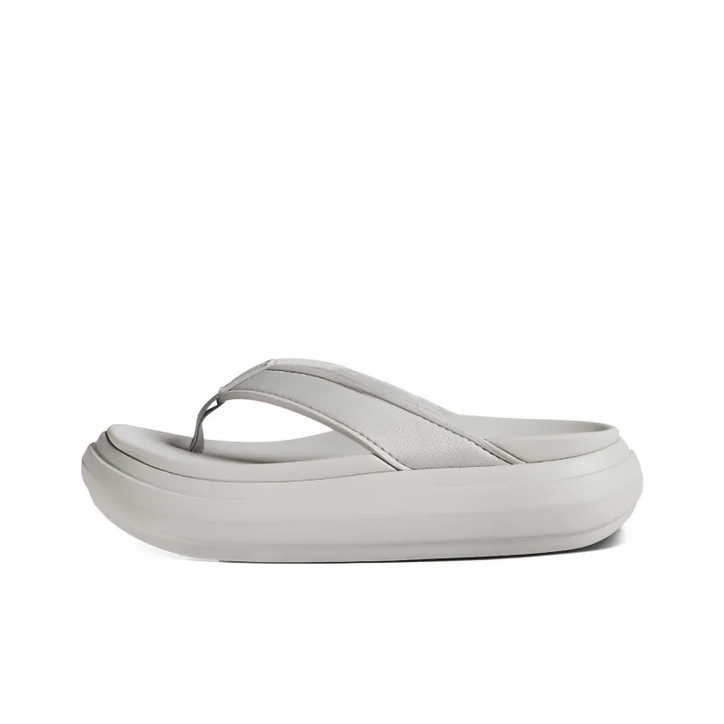 REEF Plastic Sole Slip-Resistant Quick Dry Flip Flops Women's Gray-0