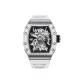 HBR970.1-White Case White Strap