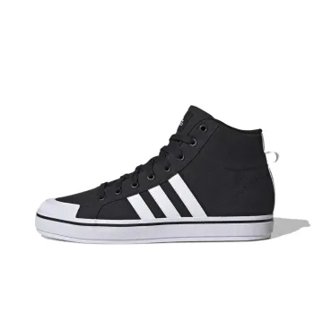 Adidas BRAVADA 2.0 Anti-Slip Wear-Resistant Mid-Top Skateboard Shoes Men Black