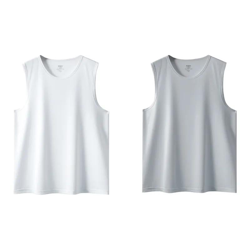 H YXIANG Men Tank Tops-31