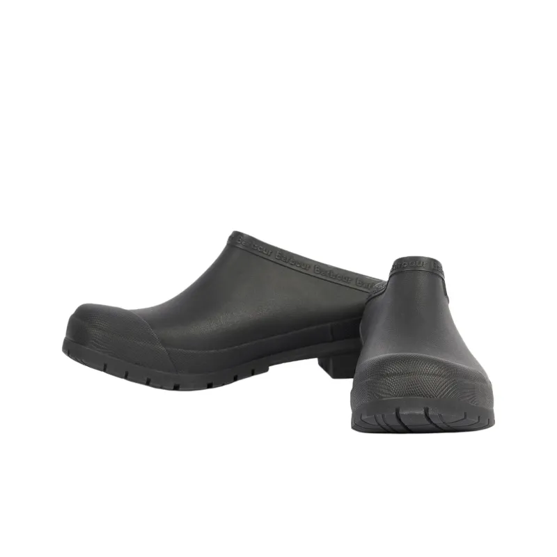 BARBOUR Antibacterial Closed Toe Slippers Men's Black-3