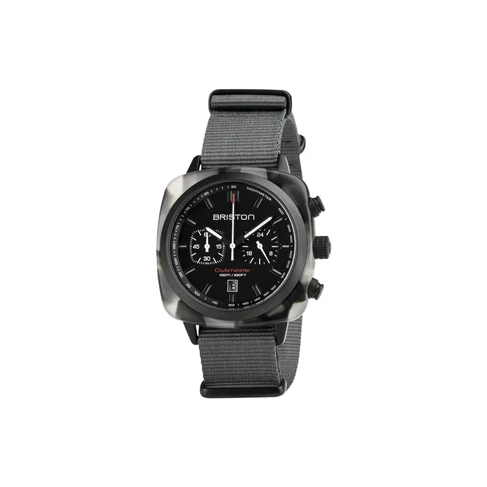 BRISTON Wrist Watch Automatic Mechanical Movement Synthetic Fiber Strap Black Dial Men's Watches-0