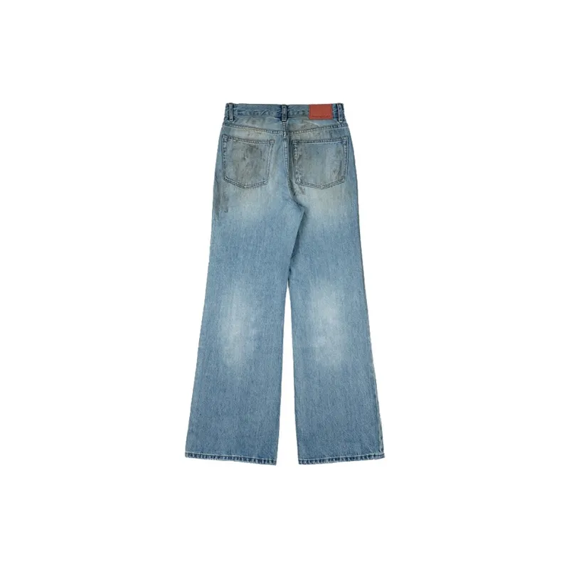 FAIRFAFO Jeans Women's Medium Blue-1