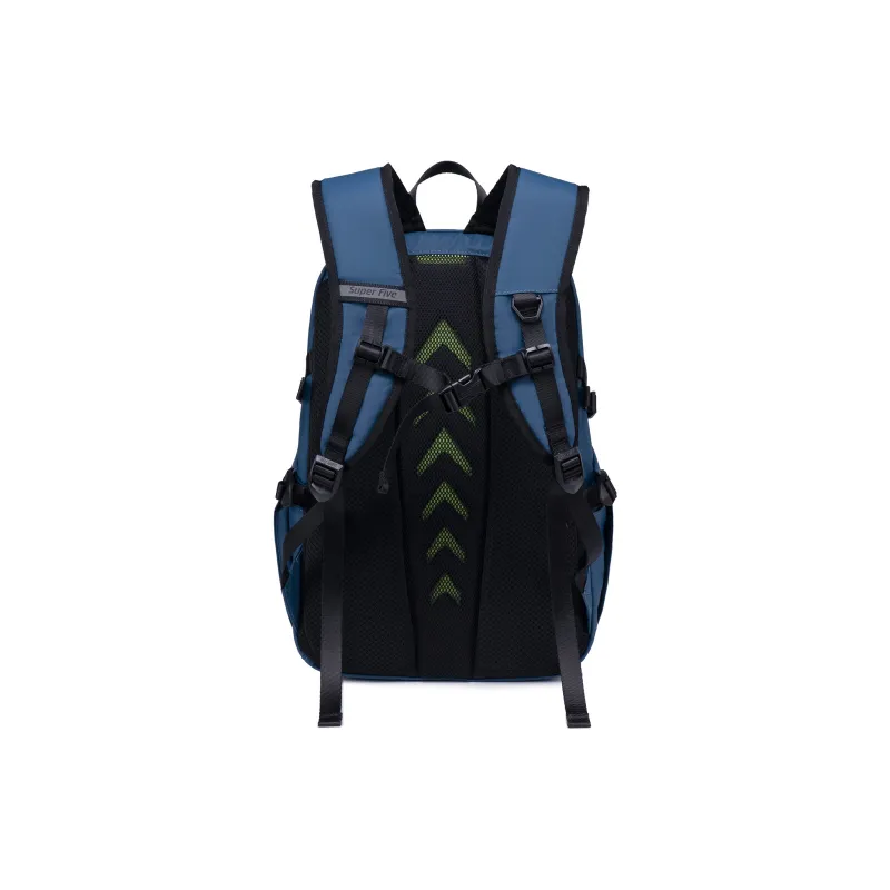 Super Five Polyester Backpack Unisex Multicolor-12