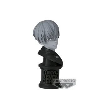 BANPRESTO Tokyo Revengers FACECULPTURES Tokyo Revengers Matano Chiyuki Bust Version B Bonus Gifts Black Gray