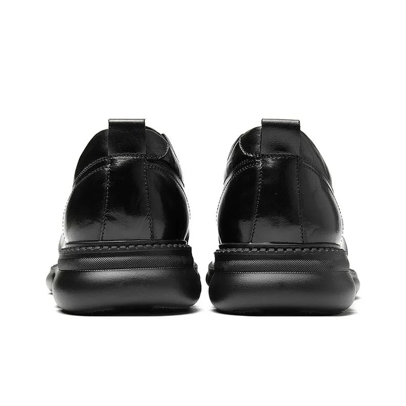 AOKANG Casual Single Shoes Men Black Box-5