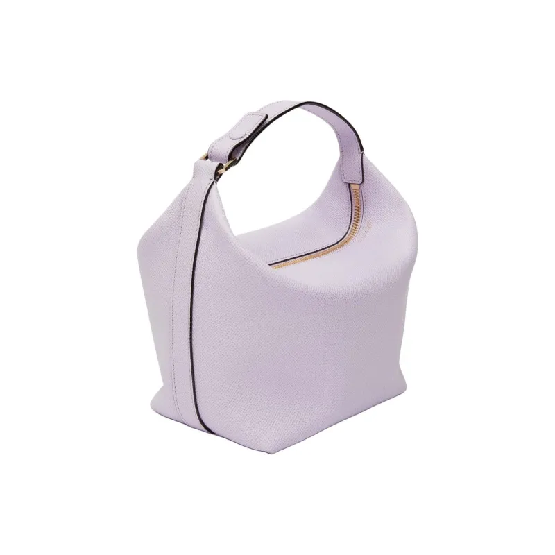 Valextra Millepunte Calfskin Shoulder Bag, Crossbody Bag, Handbag Mini Women's Wisteria Pink-2