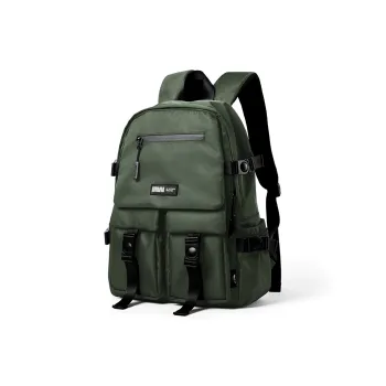 SEPTWOLVES Fabric Fashion Minimalist Style Lightweight Large Capacity Travel Backpack QPL Unisex Jasper