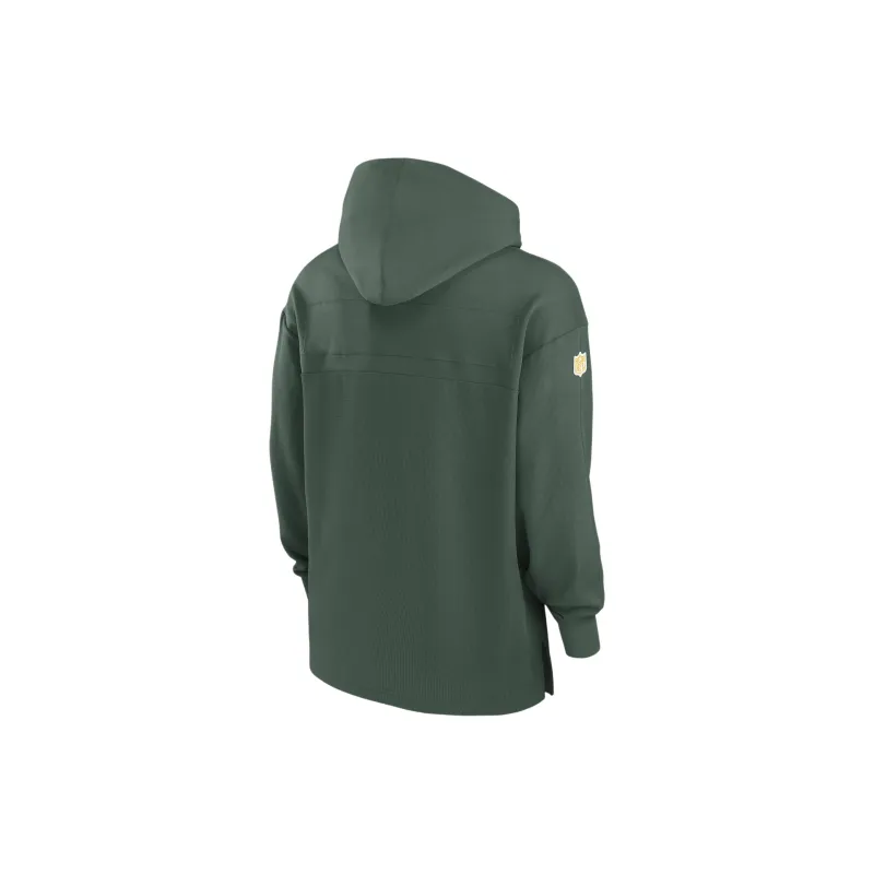 Nike Green Bay Packers Sideline Jersey Men's Nike Dri-FIT Nfl Pullover Hoodie-1