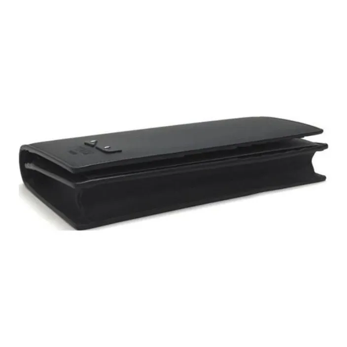 FENDI Leather Wallet Regular Men's Black-5