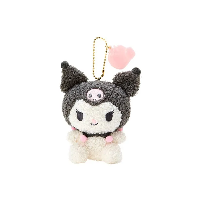 Sanrio Kuromi Vintage Packaging Paper Style Collection Dolls Plush Pendant 12cm High-1