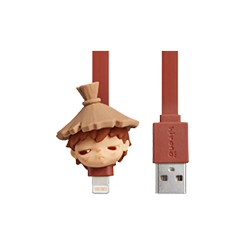 POP MART HIRONO ONO Mute Drama Collection Cable Type-C Blind Box Products Single Blind Box/whole Box 9 Pcs-8