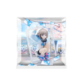 AOWOBOX Compatibility With The Idolmaster: Shiny Colors Chika Takamichi Figurine Display Case Model Accessories
