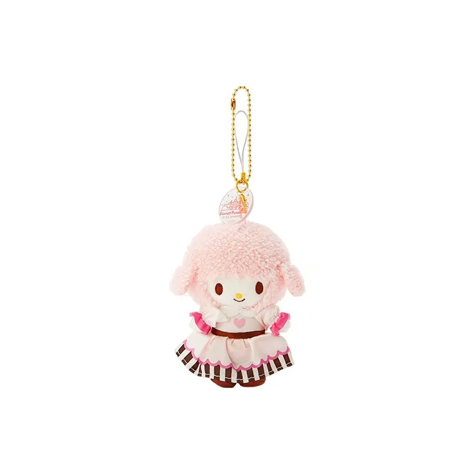 Sanrio Rainbow Land Piano Dolls Plush Pendant 11.5cm Height-0