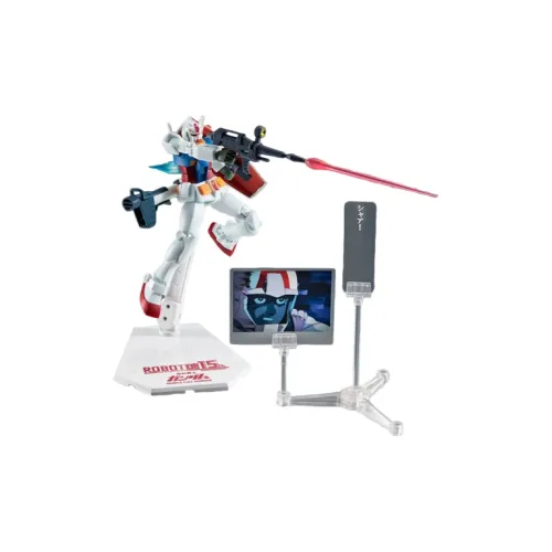 BANDAI ROBOT Soul RX 78 2 Gundam Ver.A.N.I.M.E. R15 Anniversary Commemorative Edition Assembled Models 12.5cm