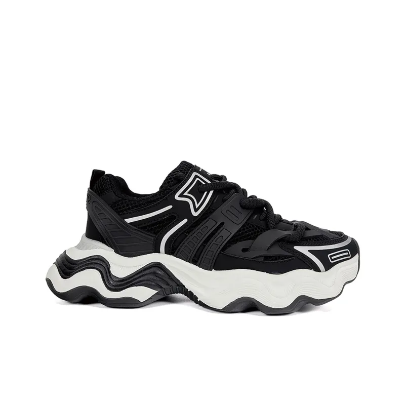 BUFFALO BOUND Anti-Slip And Wear-Resistant Breathable Low-Top Chunky Sneakers Men-5