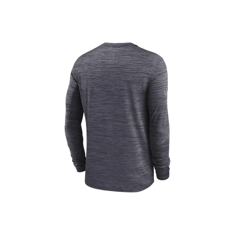 Nike Las Vegas Raiders Sideline Velocity Men's Nike Dri FIT Nfl Long Sleeve T Shirt-1