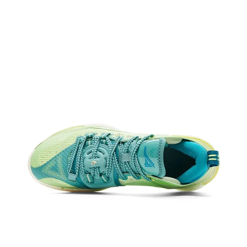 PEAK Basketball Shoes Unisex Low Top Pistachio Green/Oyster Green-2