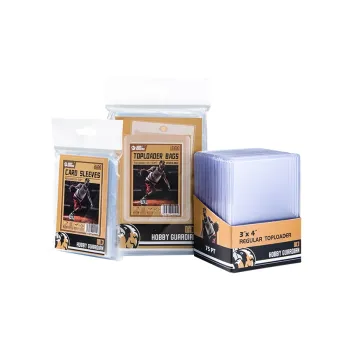 HobbyGuardian 75pt Basic Version Card Holder And Card Sleeves Protective Set Card Accessories Bag