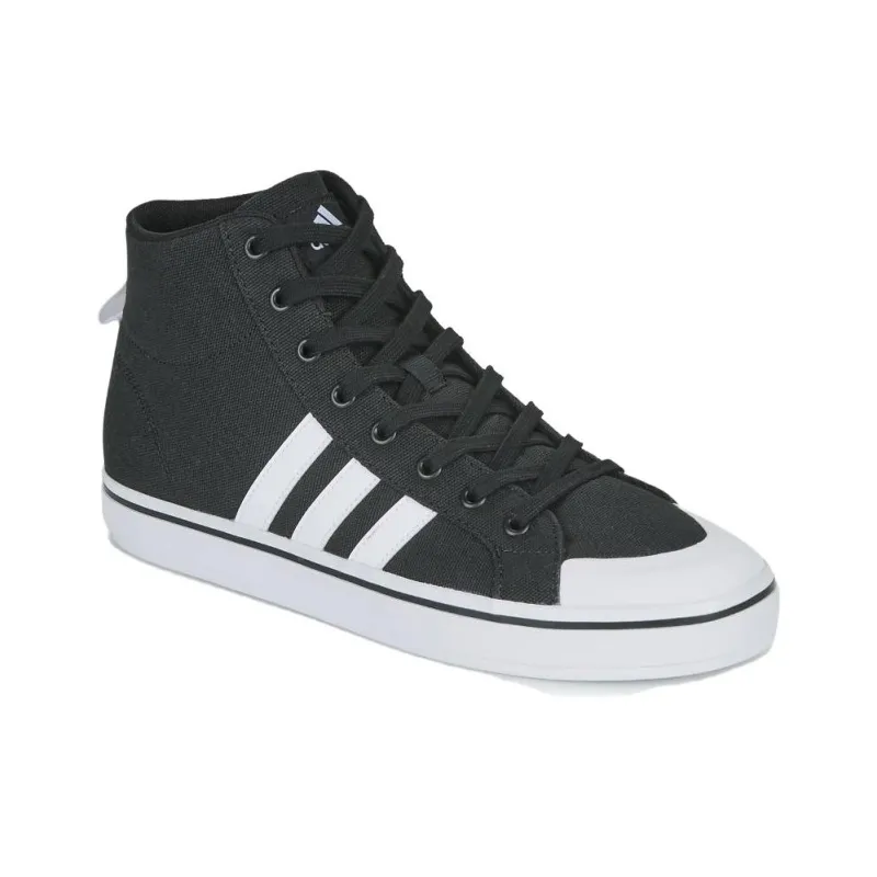 Adidas BRAVADA 2.0 Anti-Slip Wear-Resistant Mid-Top Skateboard Shoes Men Black-3