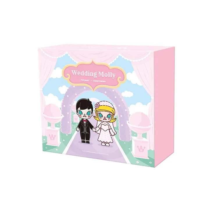 POP MART x Kenny Swork MOLLY Wedding Commemorative Edition Set Trendy Figures 17cm-4