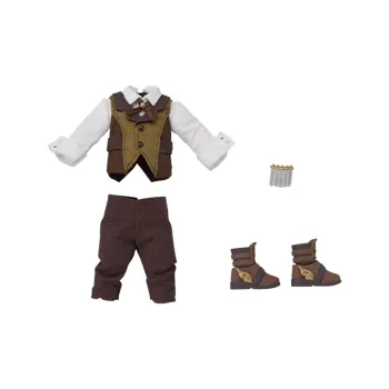 GSC Nendoroid Inventor Doll Ye Hong Western Clothing Set Brown Model Accessories