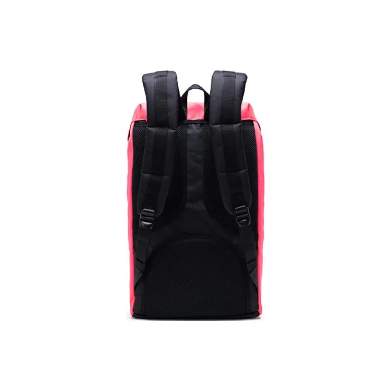Herschel Polyester Travel Bags Backpack Large Size Unisex Neon Pink/Black-3