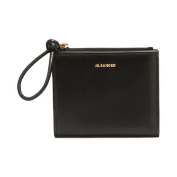 JIL SANDER Logo Printed Bi-Fold Wallet