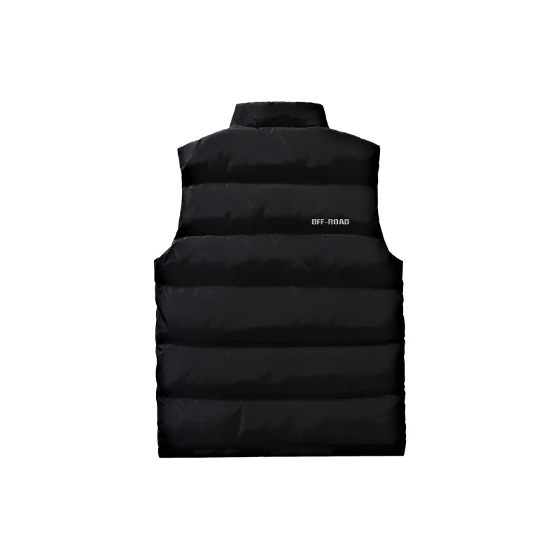 Jeep Cotton Vest Unisex Pure Black-1