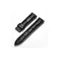 Buttonless-Black Leather with Black Stitching