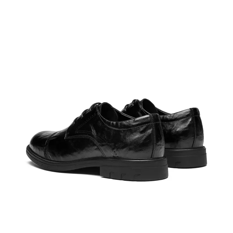 Millies Dress Shoes Men Low Top Black Brown-4