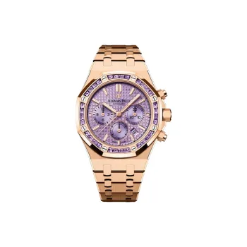 AUDEMARS PIGUET ROYAL OAK Collection Automatic Mechanical Movement Men's Watches Watch 38mm Purple Watch Dial