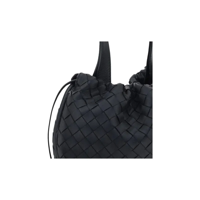 Bottega Veneta Calfskin Handbag, Shoulder Bag Regular Women's Black-2