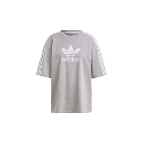 Adidas Originals WASHED T-Shirts Women's Gray