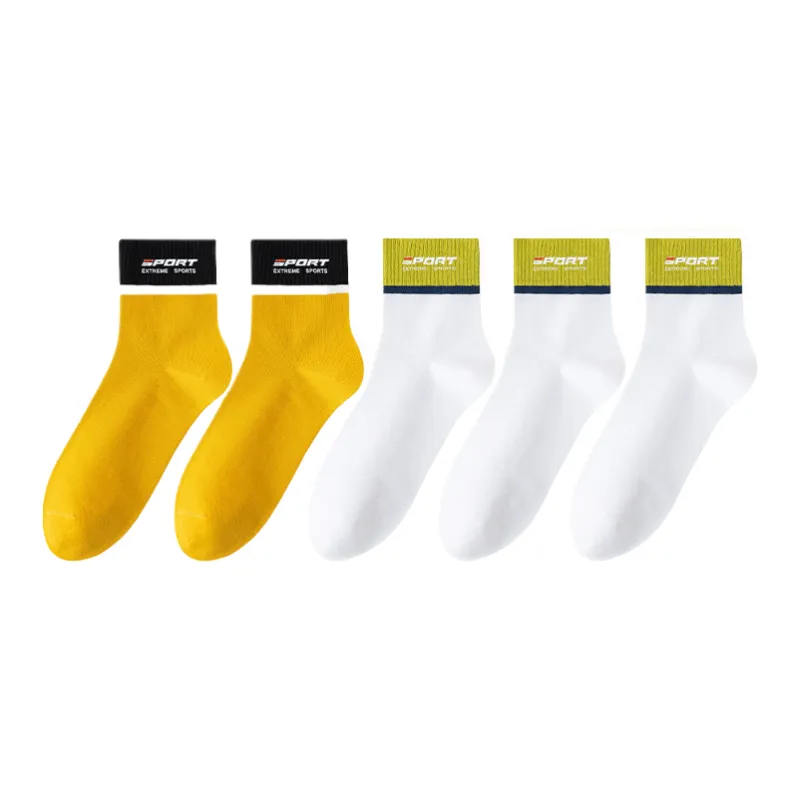 Lan Miao Mid Calf Socks Men 5 Pack-6