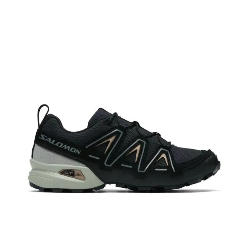 SALOMON Speedcross 3 Anti-Slip And Wear-Resistant Breathable Low-Top Running Shoes Unisex Black Gray Color-1