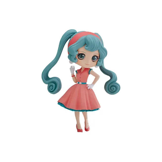 BANPRESTO Qposket Hatsune Miku Global Travel 1 Chibi Figures 14cm-0