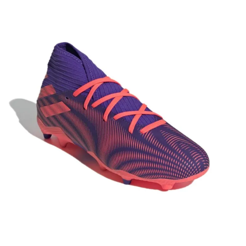 Adidas Anti-Slip Wear-Resistant Soccer Shoes Men Fuchsia-1