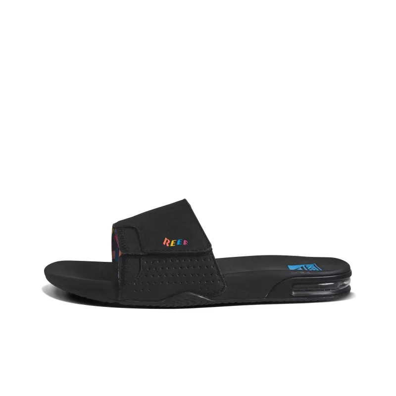 REEF Quick Dry Fanning Slide Slide Slippers Unisex Black-0