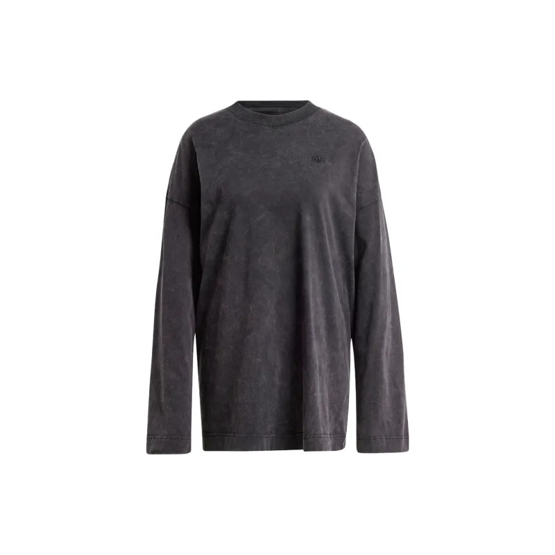 Adidas Originals Premium EssentialsWASHED T Shirt Women's Black-1