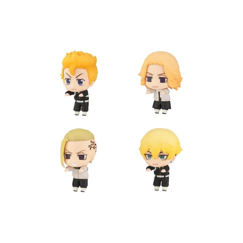 FURYU Tokyo Revengers Kana Ogawa & Manjiro Sano & Ryujinji Kenji & Matsuno Chion Chibi Figures-0