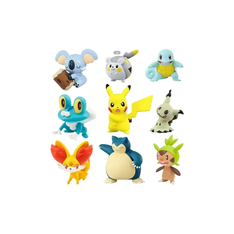TAKARA TOMY Pokémon Character Collection Pikachu Elf Ball Chibi Figures-3